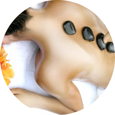 Try Relaxing Hot Stone Therapy when you stop in Lotus Blossom Day Spa Hot Stone Massage Therapy
