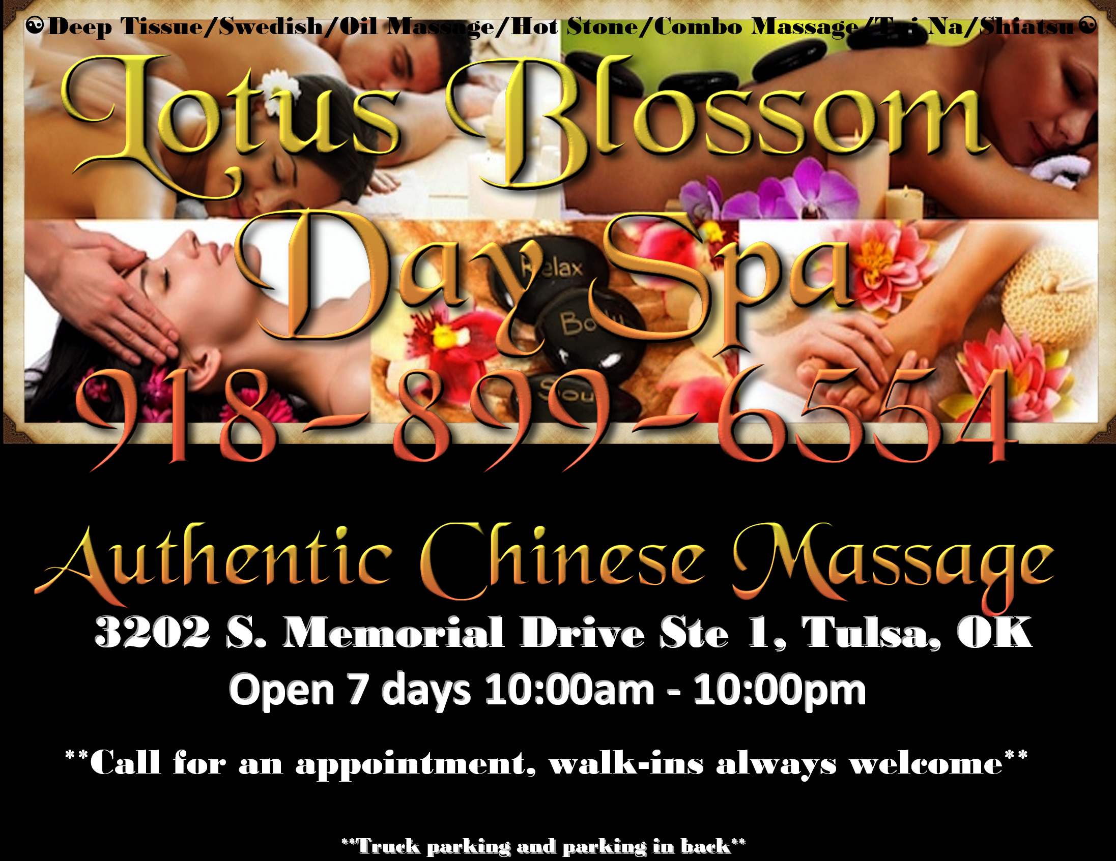 Tulsa's best, the most Relaxing Chinese Massage, real AMP